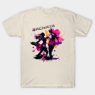 Bachata Dancers Art T-Shirt